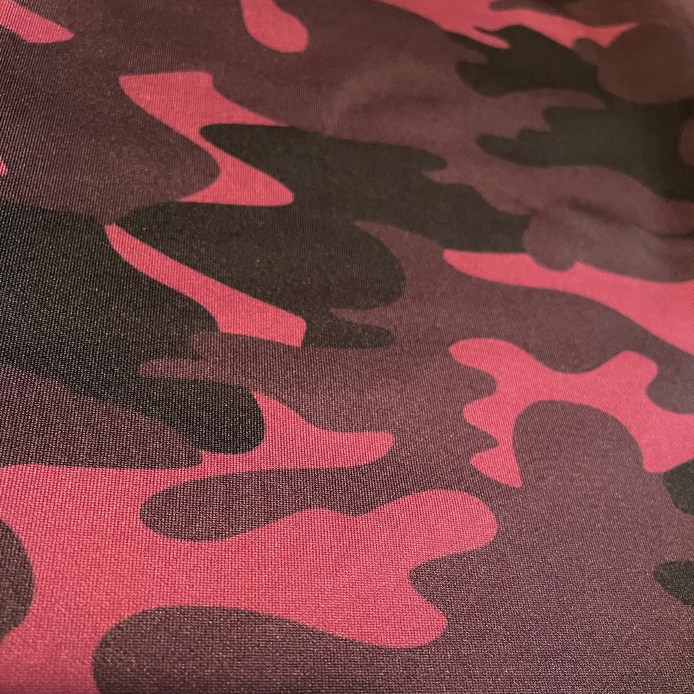 Women's Active High Rise Plum Camouflage Leggings - Picture 2 of 4